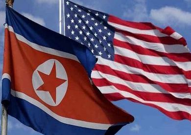 علم ﻿كوريا الشمالية والولايات المتحدة